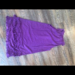 Nanette Lepore purple shift dress